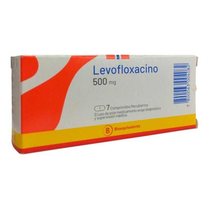 Levofloxacino 500 mg x 7 Comprimidos Recubiertos "Ley Cenabast" MINTLAB